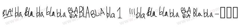 FuturaBTW01 ExtraBla字体转换